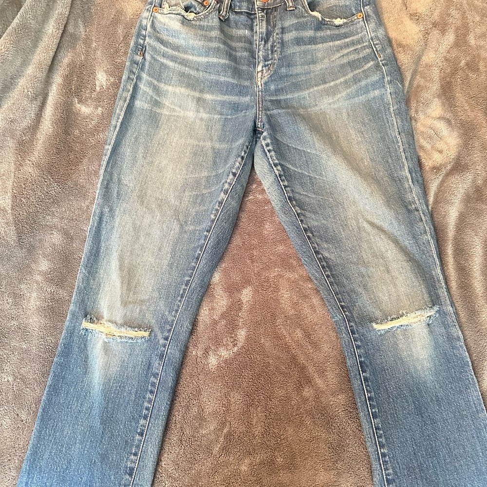 Madewell high rise boyfriend jeans